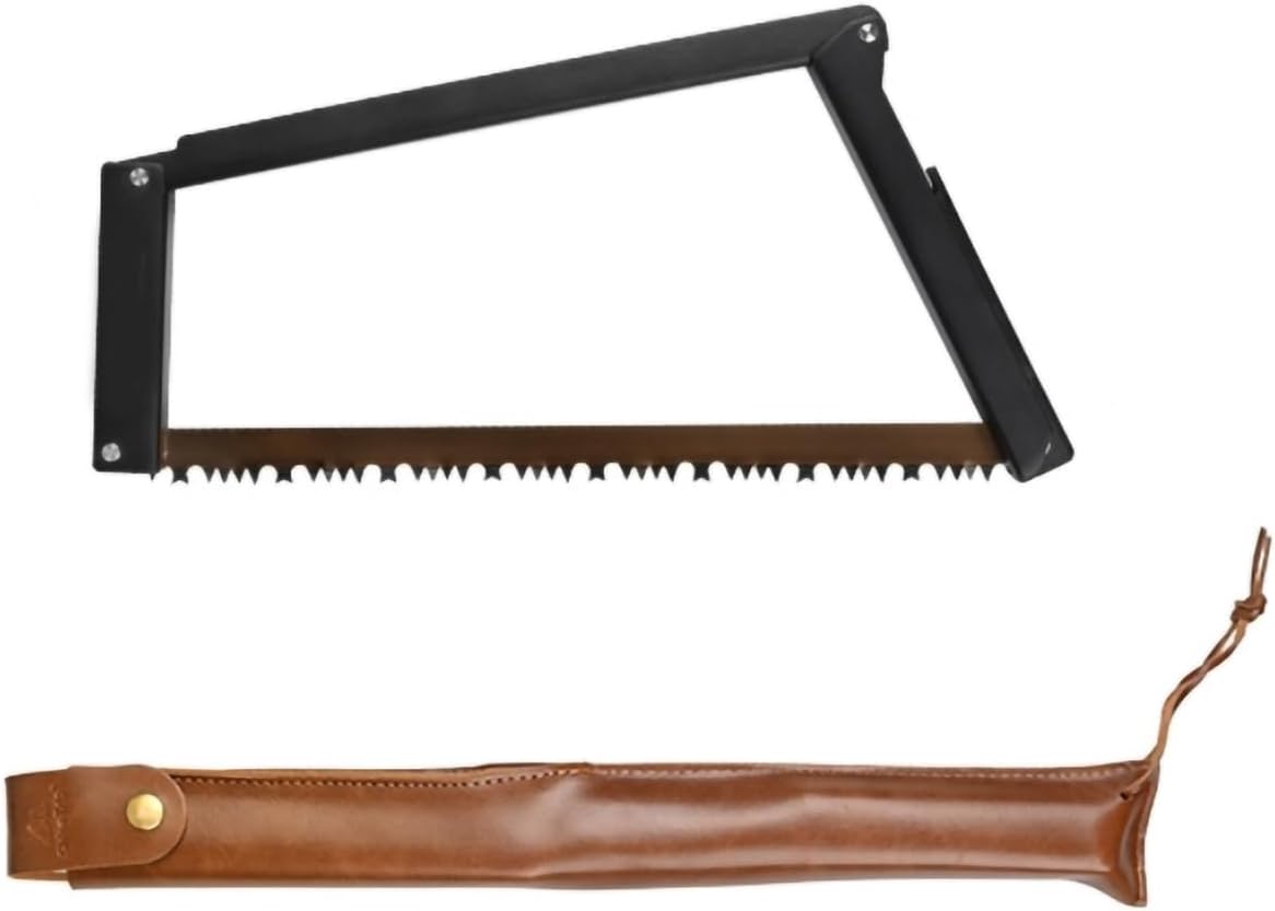 13 Inch Folding Bow Saw Folding Hand Saw,Multifunctional Rectangular Hand Saws for Wood, Bone, Tree Pruning, Camping, Folding Handsaw, Rectangular Saw for Outdoor Camping (black)