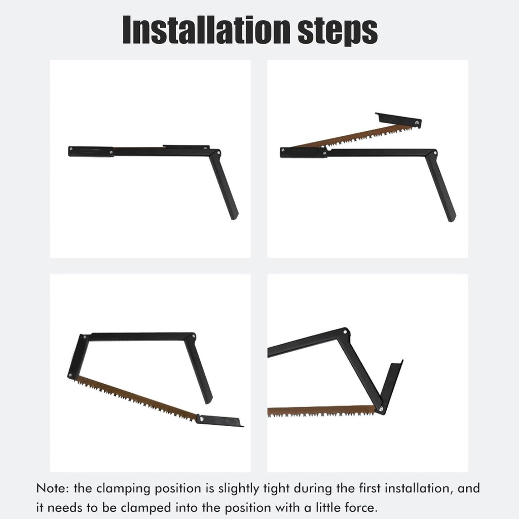 13 Inch Folding Bow Saw Folding Hand Saw,Multifunctional Rectangular Hand Saws for Wood, Bone, Tree Pruning, Camping, Folding Handsaw, Rectangular Saw for Outdoor Camping (black)