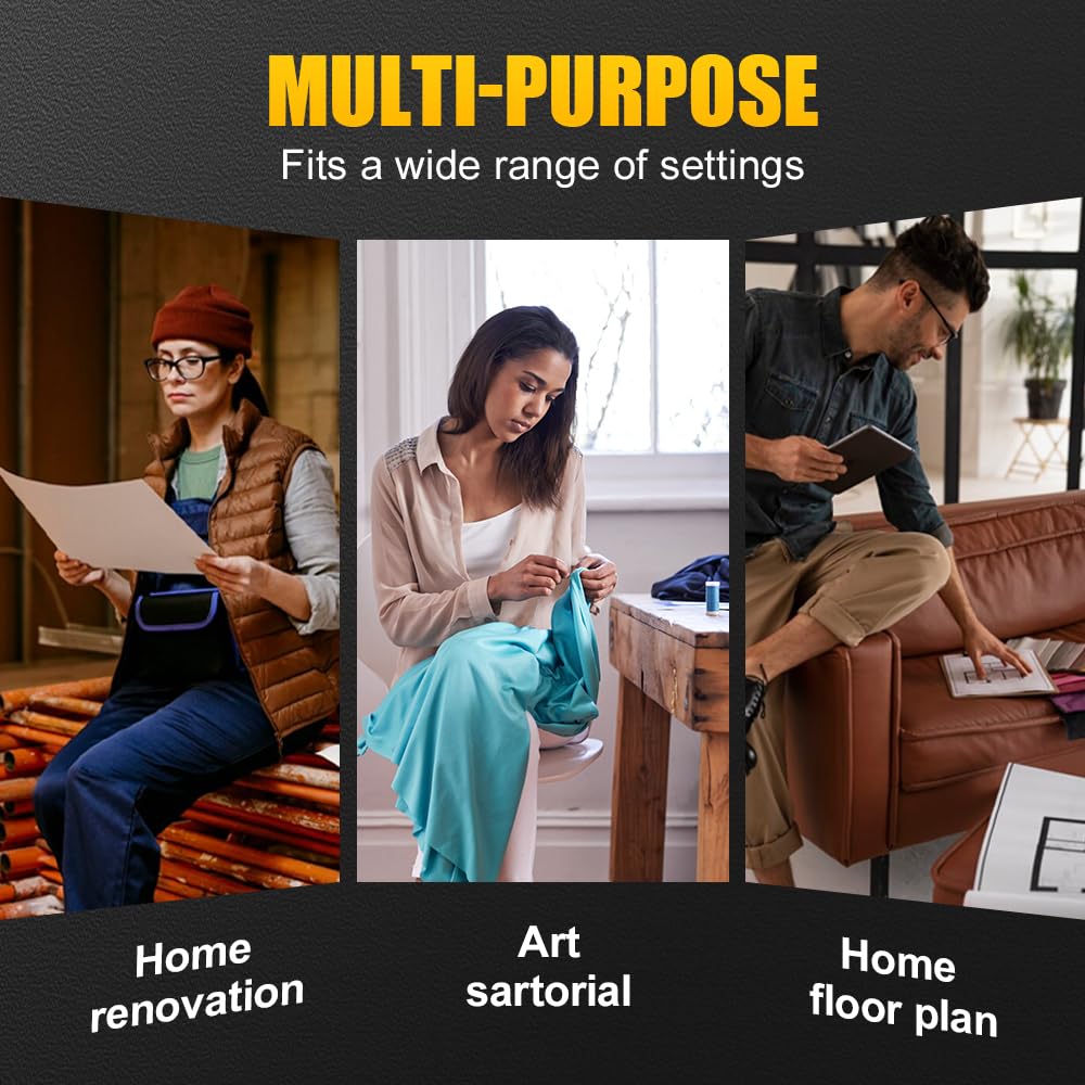 New 16/25FT Stainless Steel Measuring Tape, Upgrade Waterproof Retractable Tape Hollow Retractable Tapes Measure, Strong Magnetism on The Bottom Portable Tapes Measure (Sliver, 25 FT)