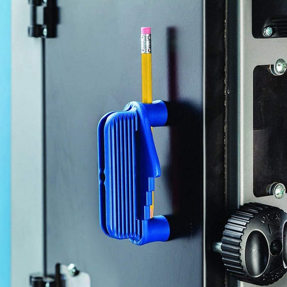 2pcs Center Scriber Line Scriber, Blue & Black Woodworking Marking Offset Marking Tool Marking Center Finder Tool, Wood Scribe Marking Gauge Fits Standard Wooden Pencils